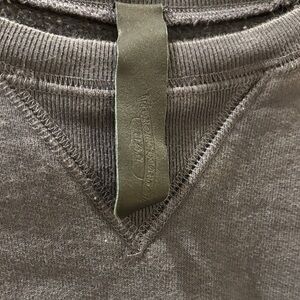 Men's Crewneck Sweater with Red AccentTriple Red Cross